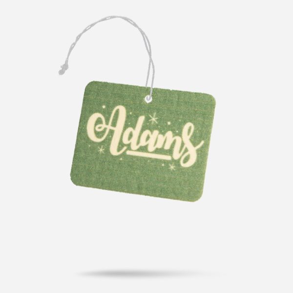 Adam's Snowflake Text Air Freshener